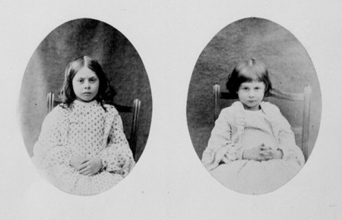 Photographs of Ina (Lorina) and Alice Liddell