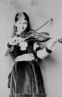Alexandra Kitchin with violin