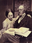 J. Marshall, Esq., and Julie (daughter), 1857