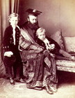 Lord Salisbury, and eldest two sons, Oxford 1870